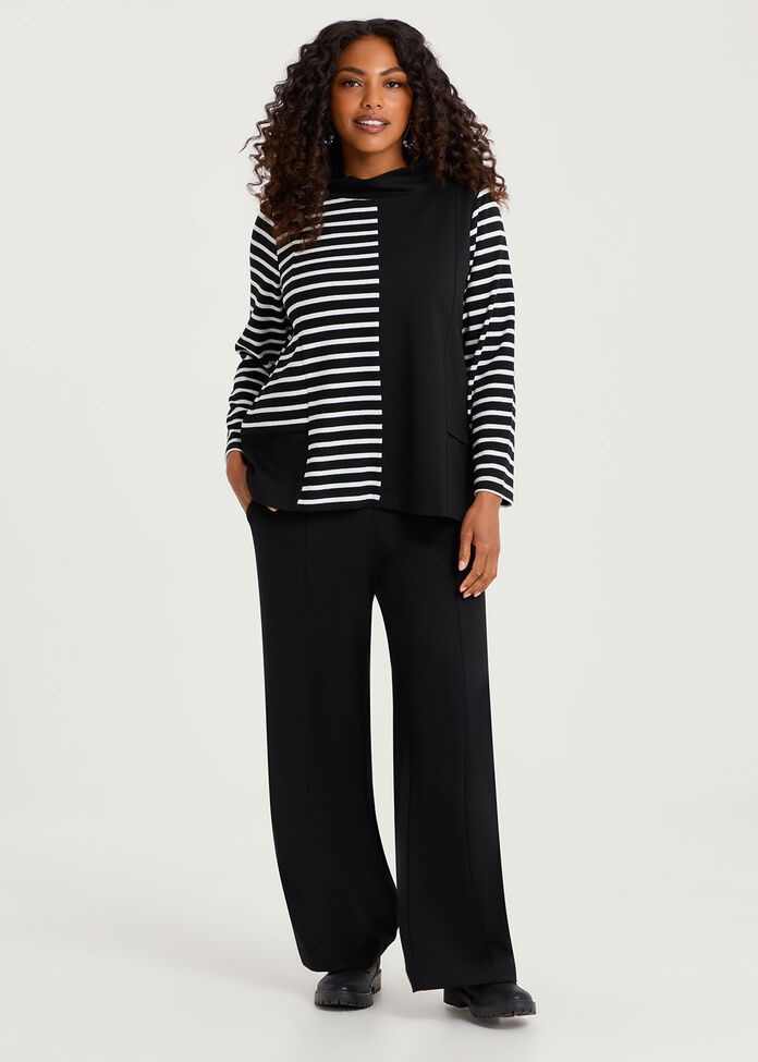 Natural Cala Stripe Splice Top, , hi-res
