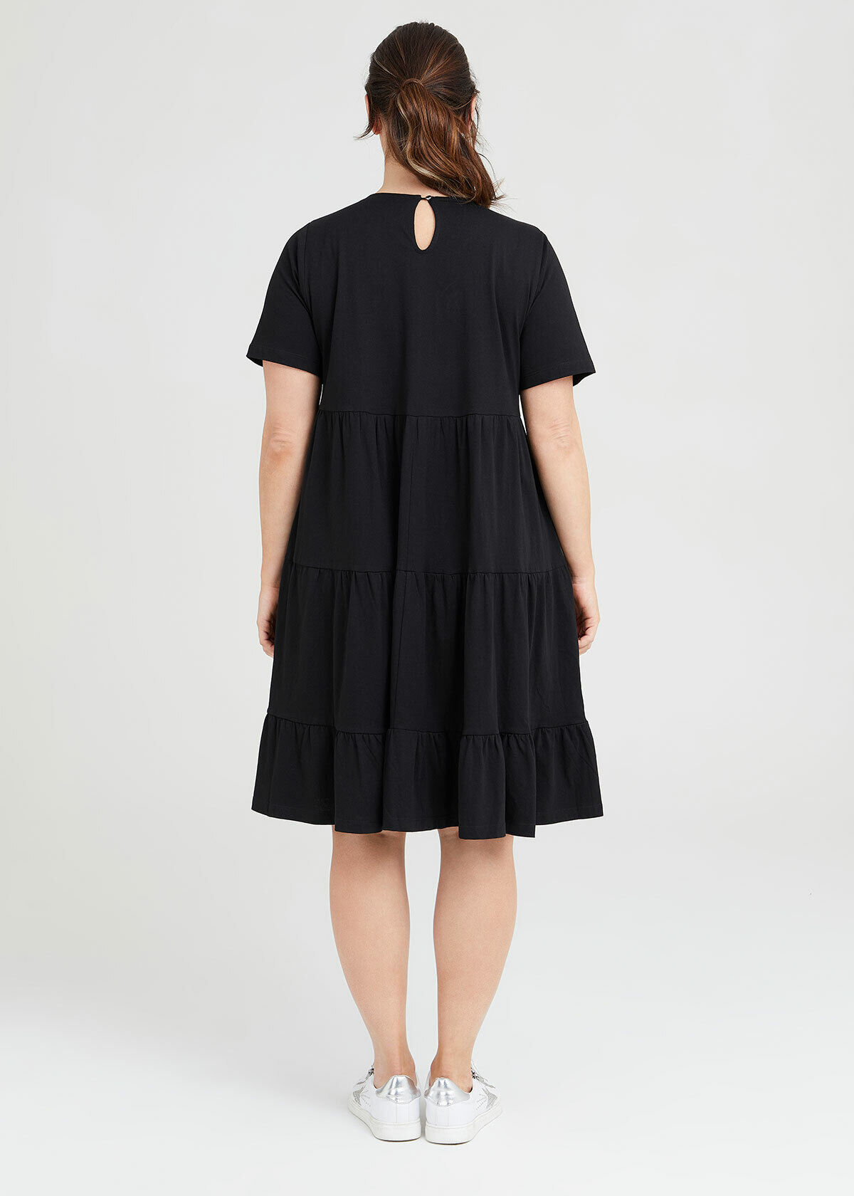 Time And Tru Women's Smocked Woven Midi Dress, Sizes XS-3XL