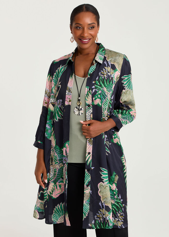 Natural Ivy And Rose Shirt, , hi-res