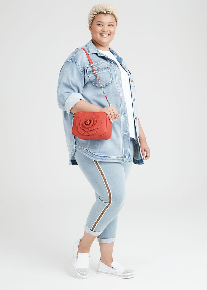 Red Rose Crossbody Bag, , hi-res