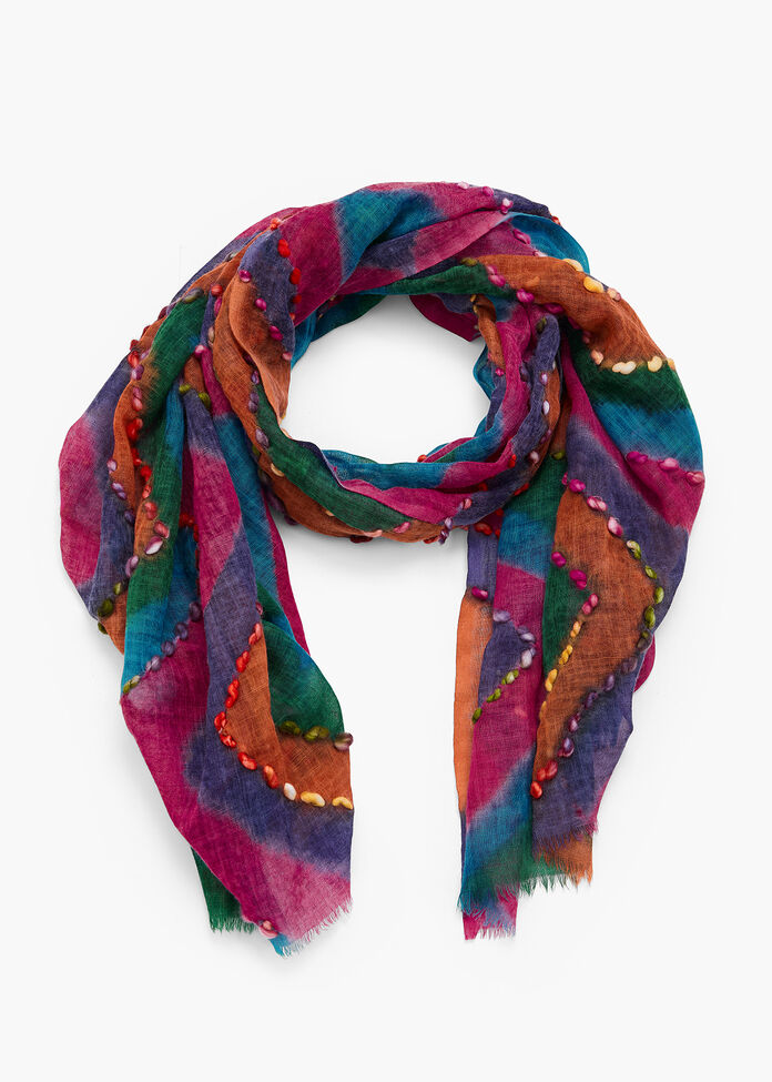 Zig Zag Wool Scarf, , hi-res