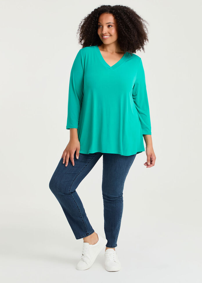 Katie Luna 3/4 Sleeve Top, , hi-res