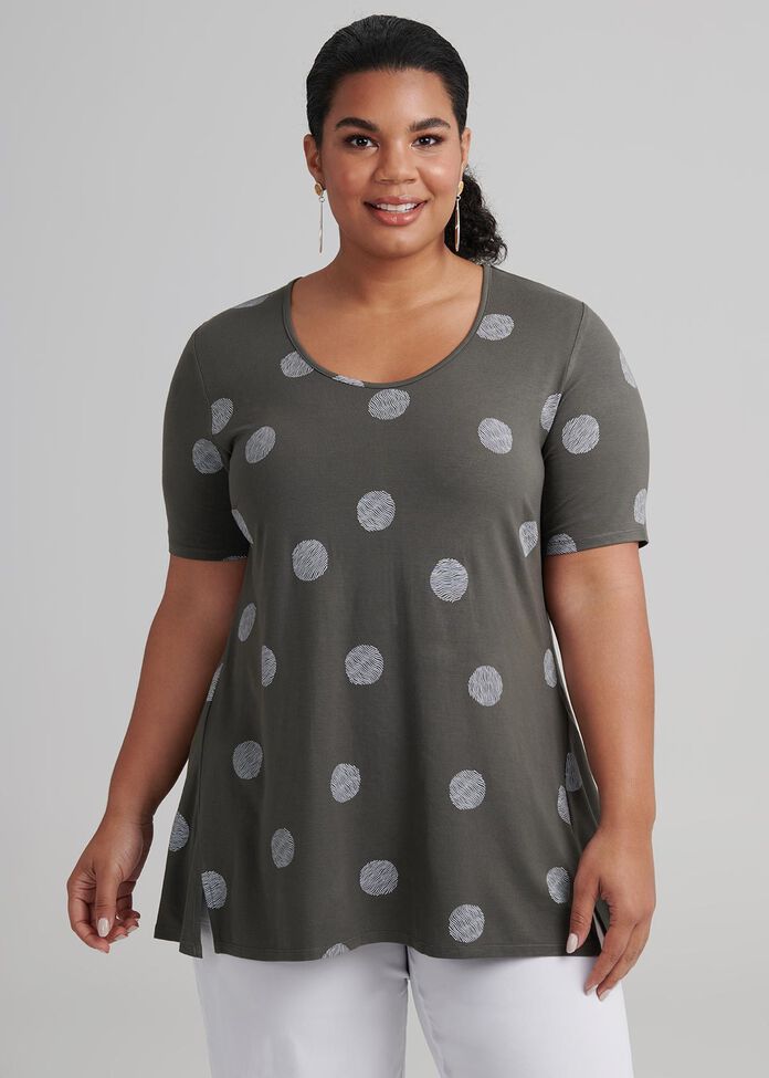 Bamboo Mali Spot Top, , hi-res