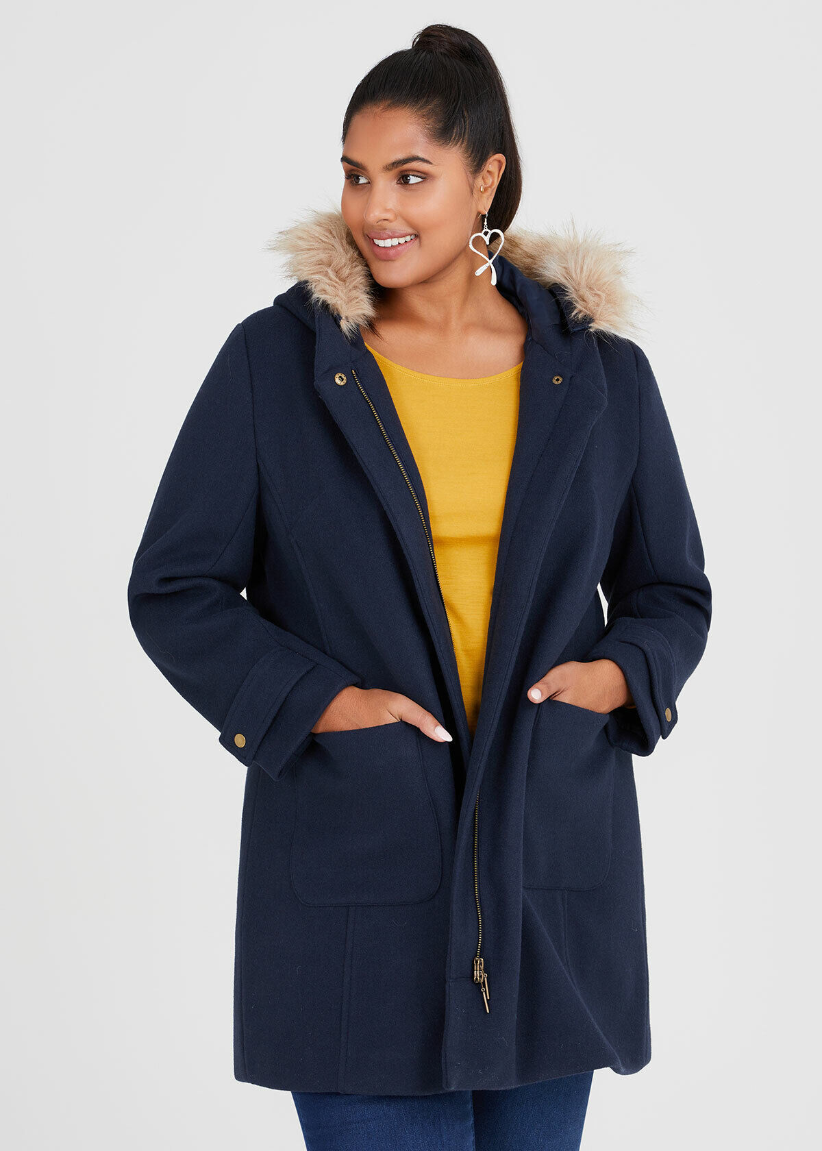 Duffle shop jacket womens
