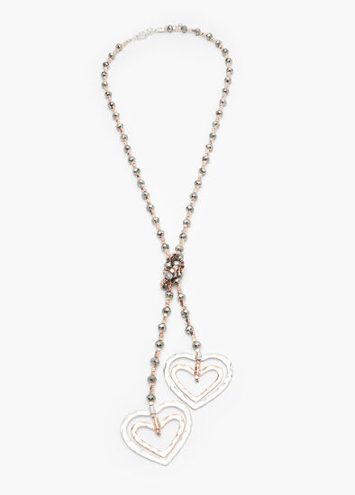 Crystal Hearts Necklace