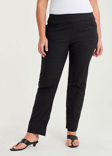 Plus Size Tall Editorial Pocket Full Length Pant