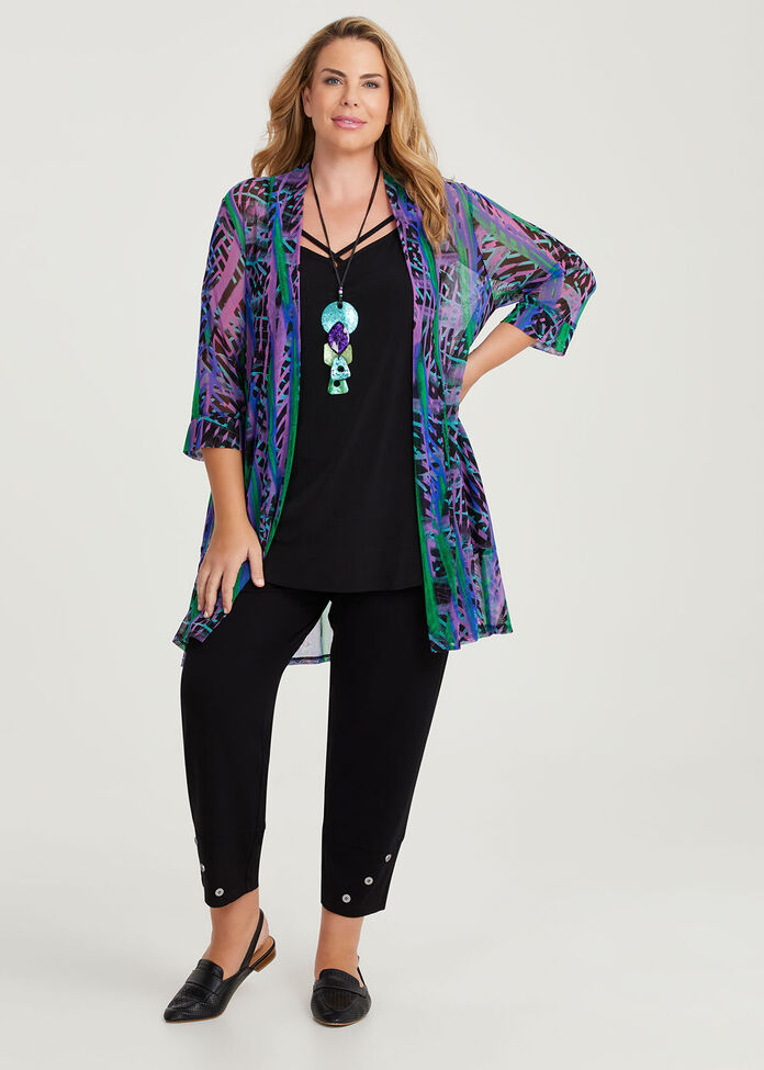 Spectrum Mesh Cardigan, , hi-res