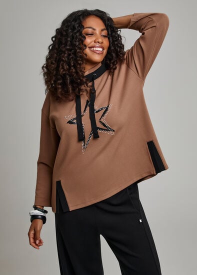 Plus Size Natural Bronte Top