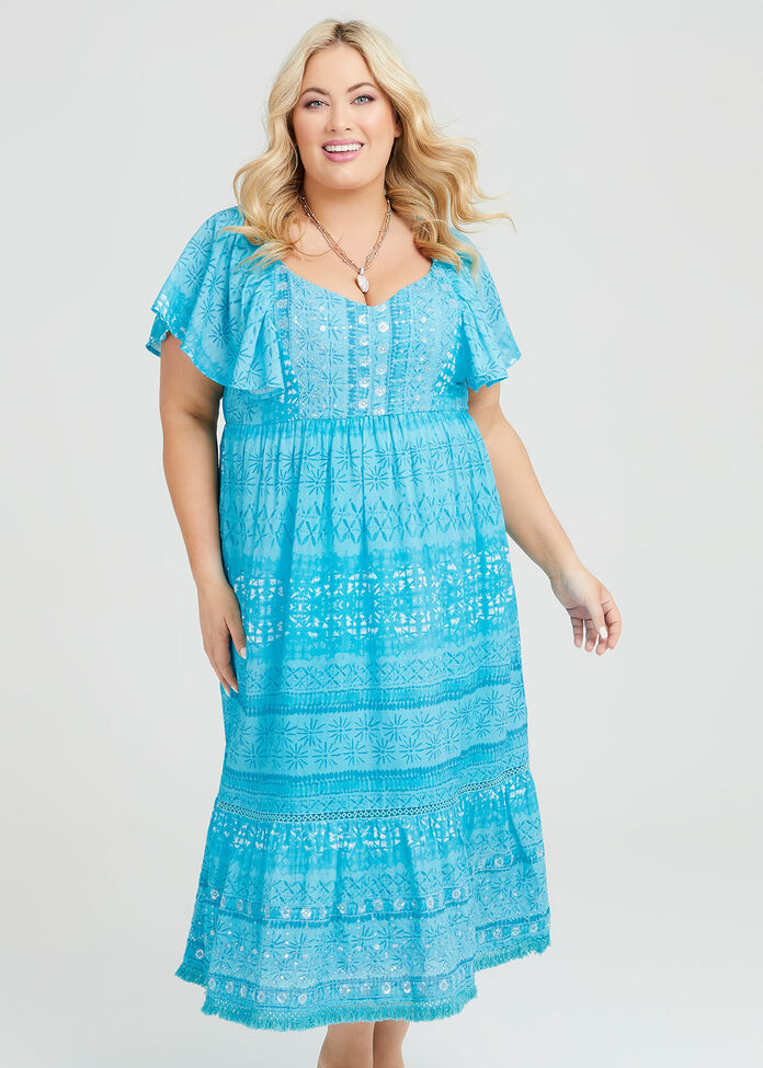 Cotton Linen Dress for Women,Summer Plus Size Long Sleeve Crew