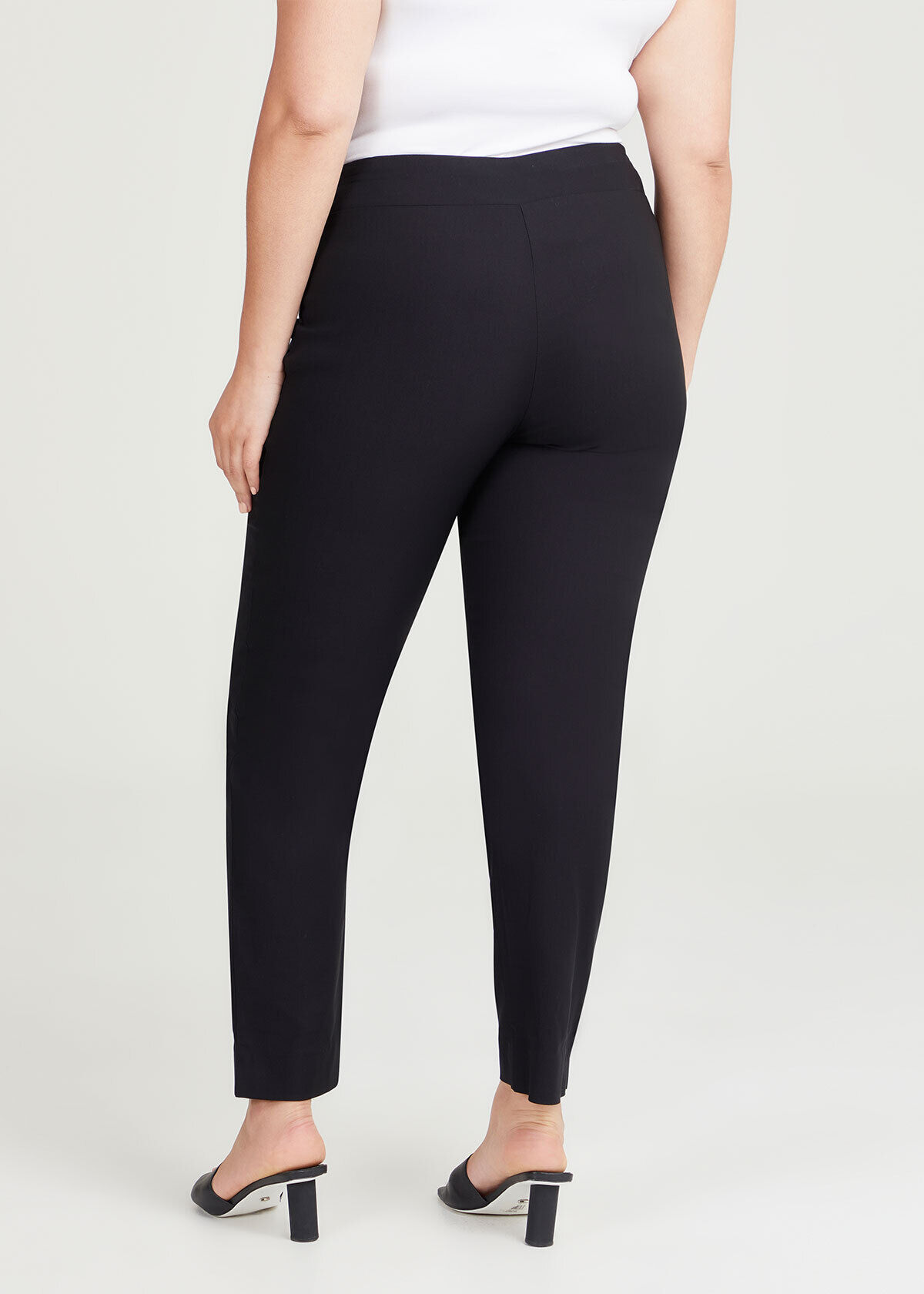 Perl Plus Size Black Jean for Women Casual High Waist Button Zipper Denim  Pants Fashion Pencil