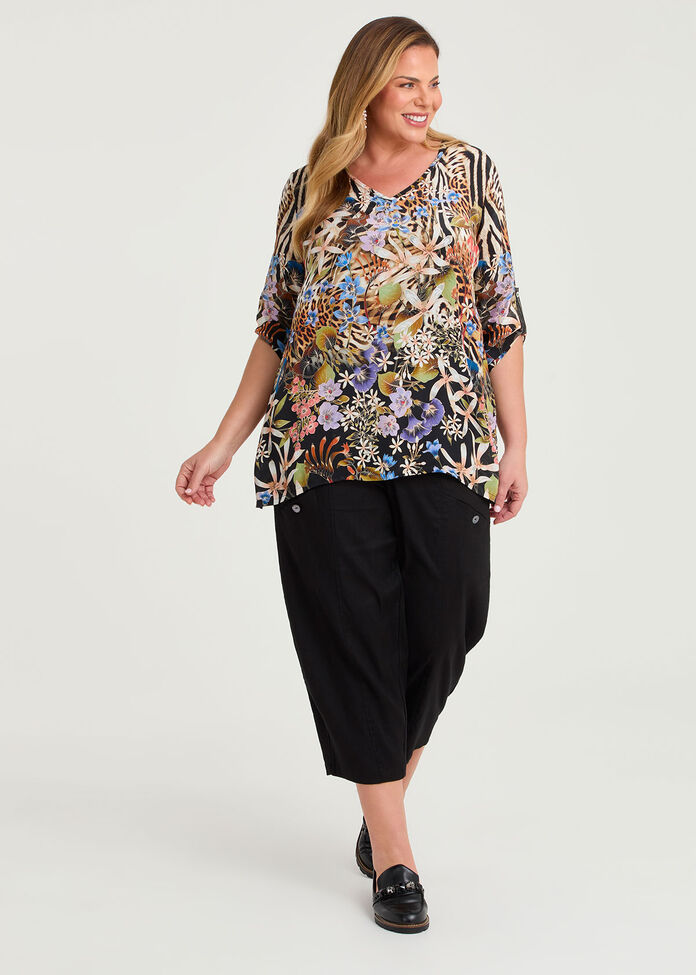 Natural Zara Top, , hi-res