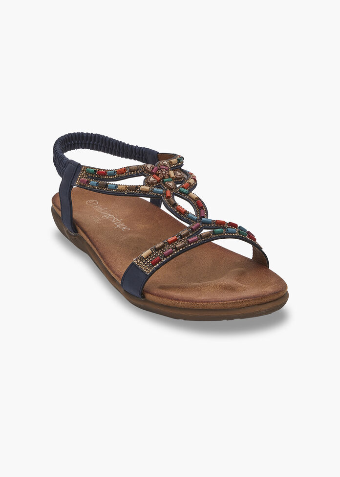 Multi Bead Sandal, , hi-res