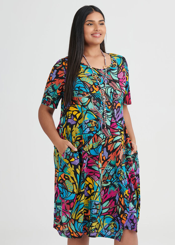 Shop Plus Size Chania Dress in Print | Taking Shape AU