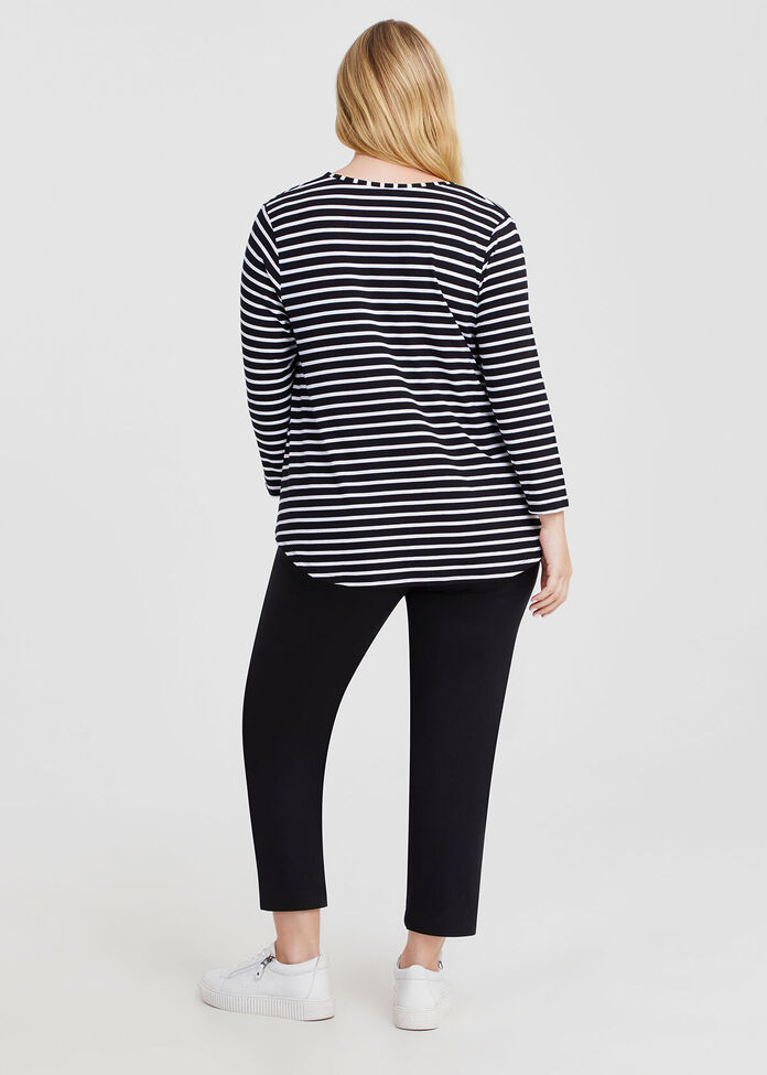 Cropped 3/4 Sleeve 'Buff' Shirt main image 1