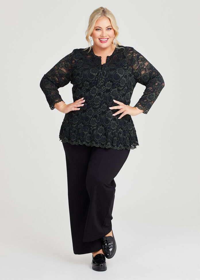 Lace Lauren Top, , hi-res