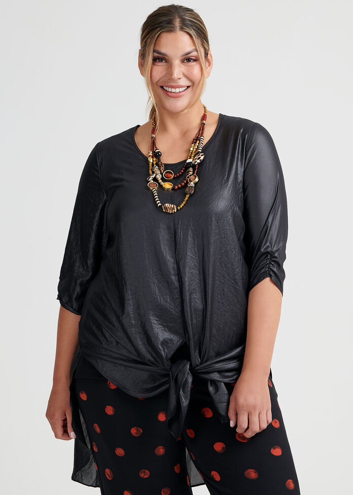 Tie Or Knot Tunic, , hi-res