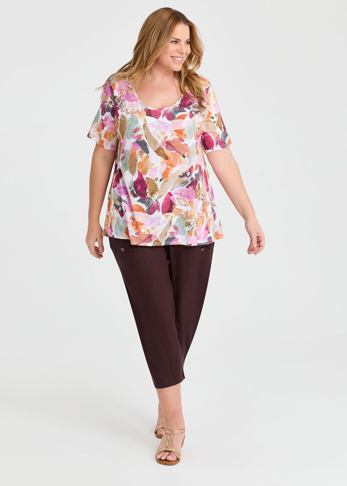 Petal Cotton Modal Slub Top, , hi-res