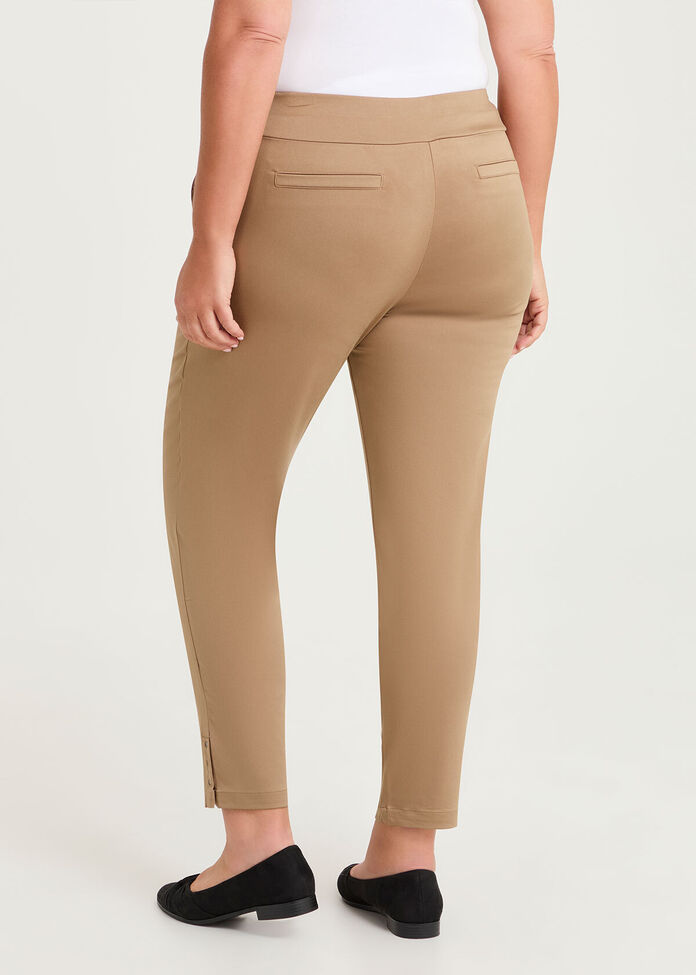 Petite Medina Slim Leg Natural Pant, , hi-res