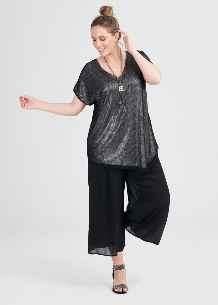 Ava Mesh Knit Top, , hi-res