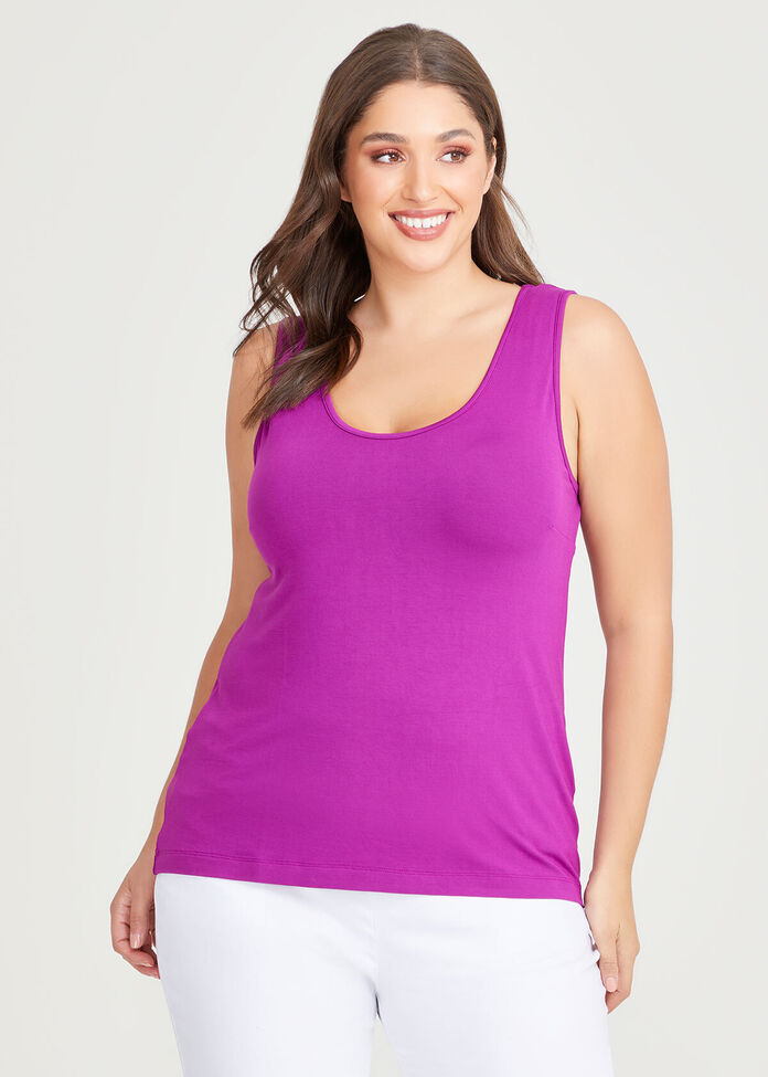 Shop Plus Size Bamboo Base Cami in Red | Taking Shape NZ