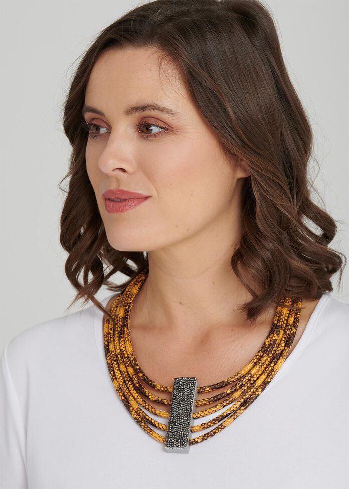 Medusa Crystal Necklace, , hi-res