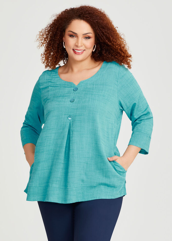 Button Natural Top, , hi-res