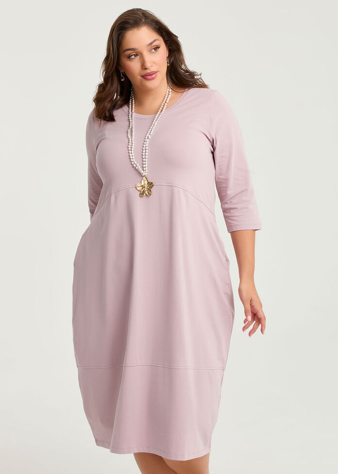 Cotton Talia Tulip Dress, , hi-res