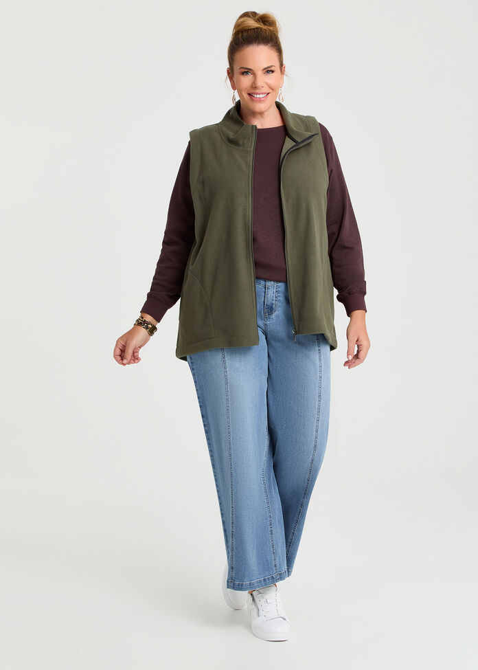 Polar Fleece Vest, , hi-res