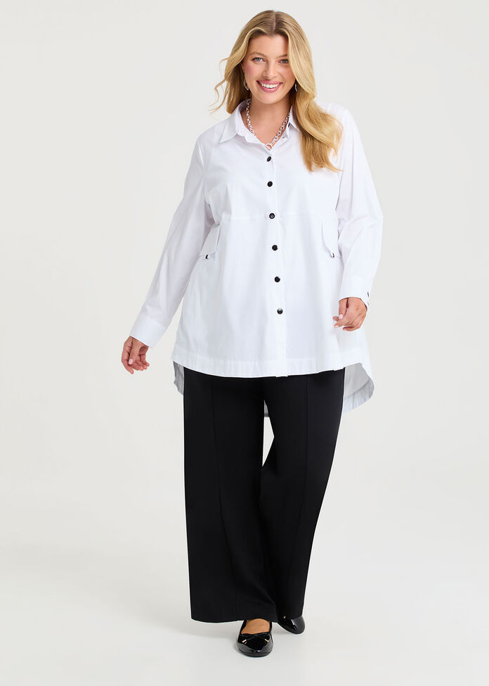 Cotton Stretch Elodie Shirt, , hi-res