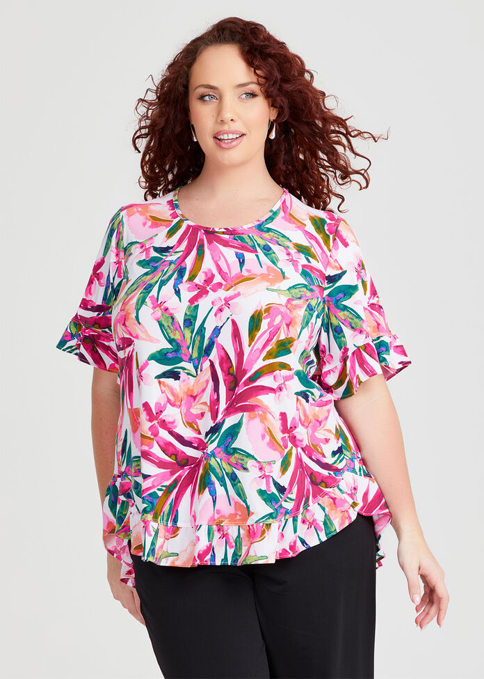 Salsa Ruffle Luna Top, , hi-res