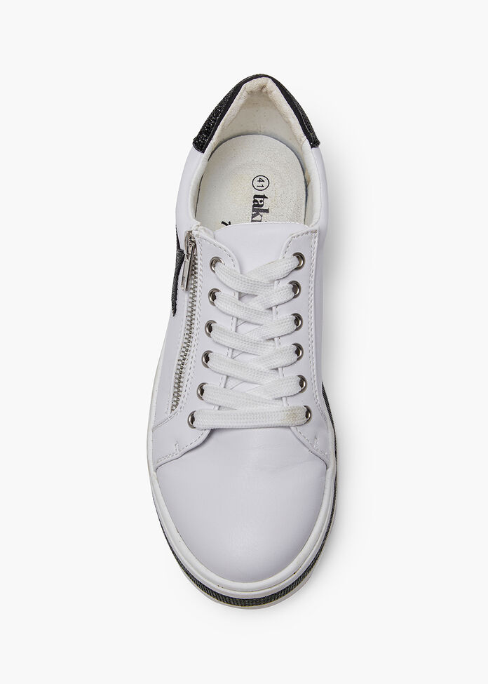 Shop Star Zip Wedge Sneaker Comfortable Shoes Taking Shape AU