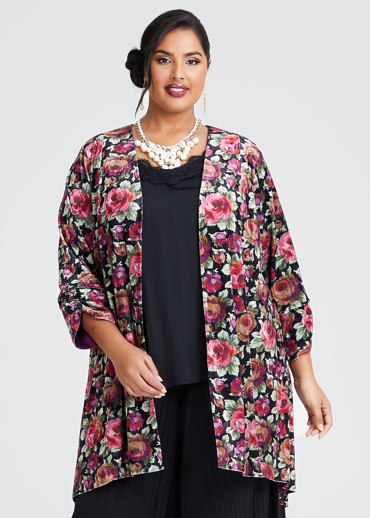 Plus size hotsell white duster jacket