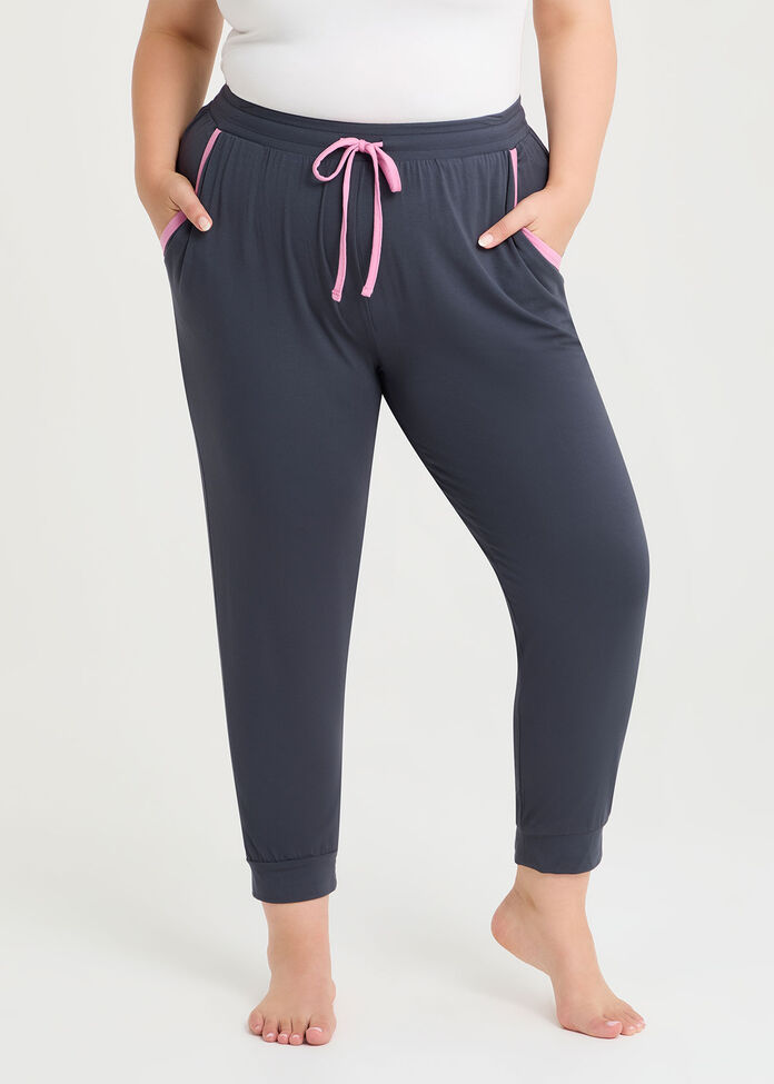 Modal Soft Touch Cuffed Pj Pant, , hi-res