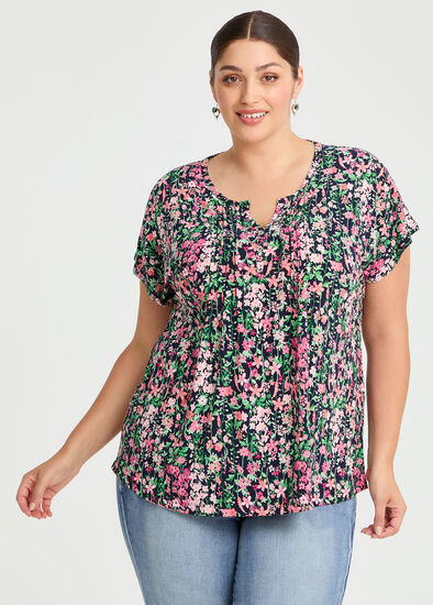 Plus Size Kylie Henley Neck Top