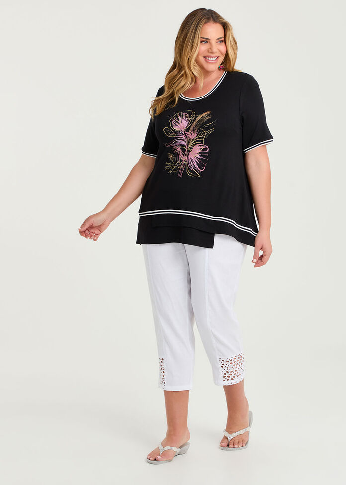 Foil Flower Natural Top, , hi-res