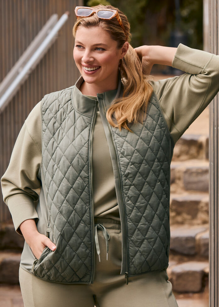 Luxe Touch Side Splits Top, , hi-res