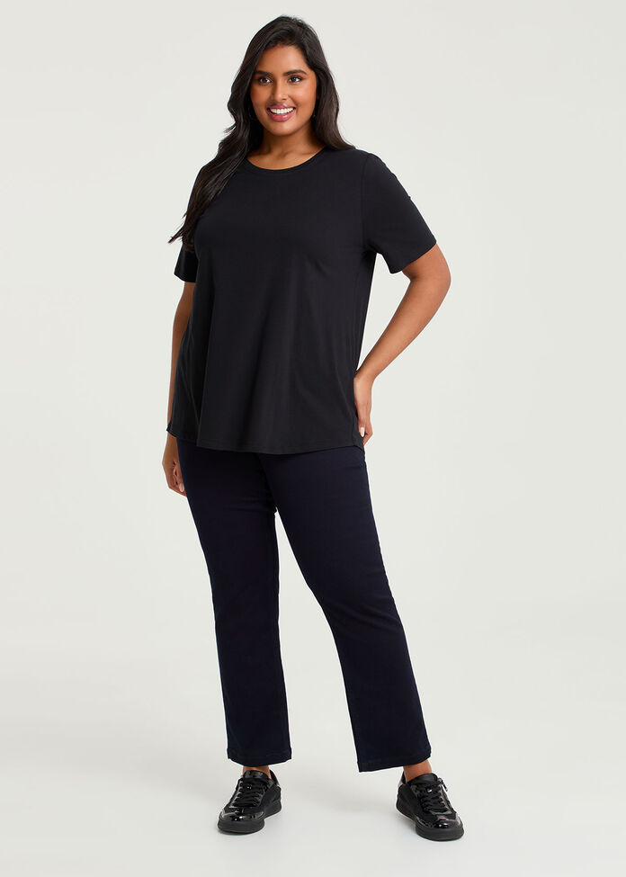 Organic Cotton Crew Neck T-shirt, , hi-res