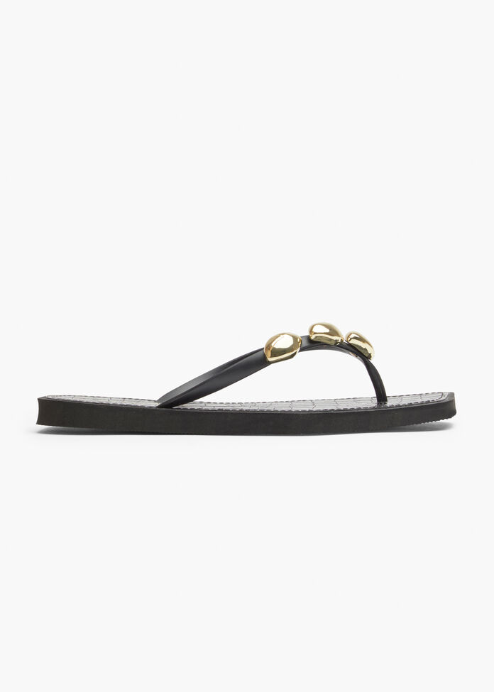 Trim Detail Flip Flop, , hi-res