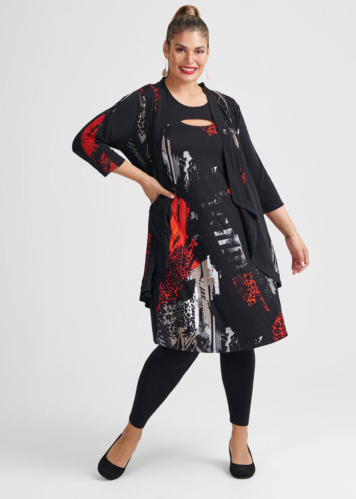Shop Plus Size Panthera Bamboo Dress in Multi | Taking Shape AU