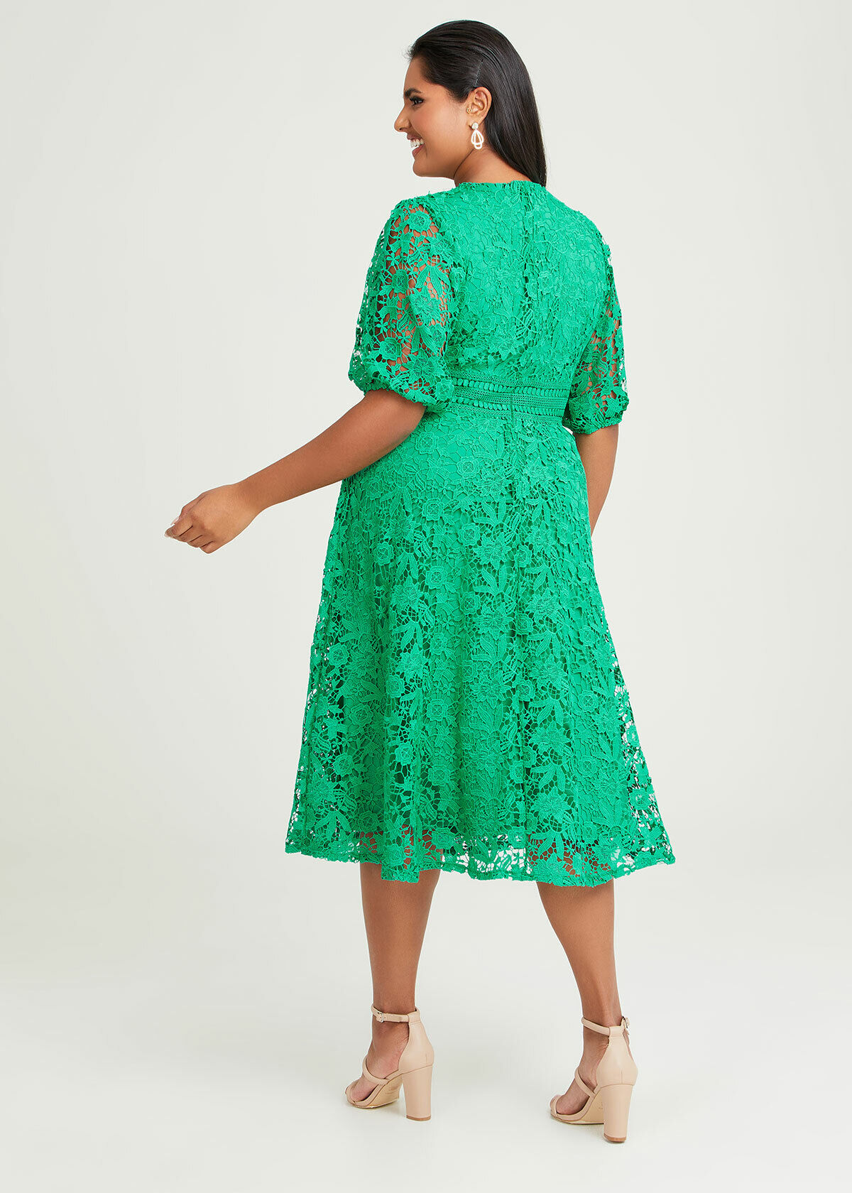 Charlotte Lace Midi Dress