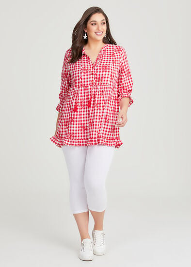 Plus Size Good Earth Australian Cotton Crop Legging