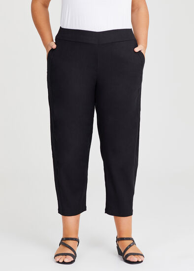 Plus Size Stretch Linen Esme Pant