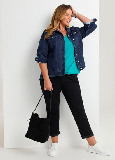 Plus Size Denim Jade Outfit
