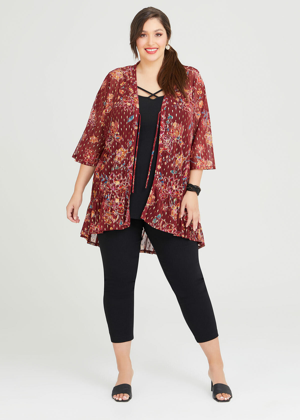 Glitzy Mesh Cardigan