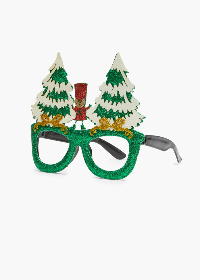 Christmas Snow Tree Glasses, , hi-res