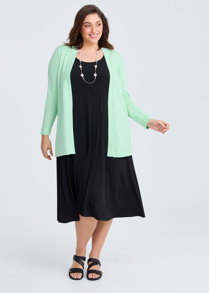 Lightweight Natural Cardigan, , hi-res