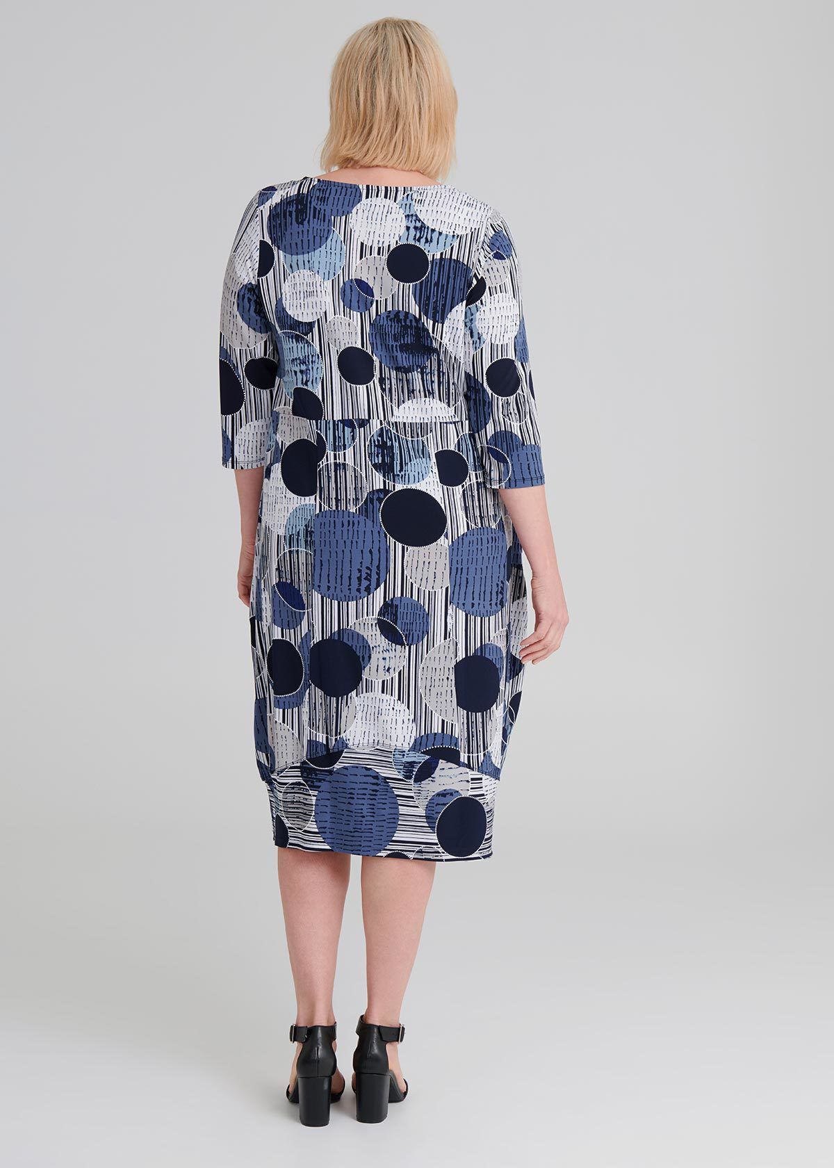 Shop Plus Size Oasis Spot Dress in Print Sizes 12 30 Taking
