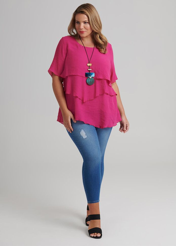 Layered Top, , hi-res