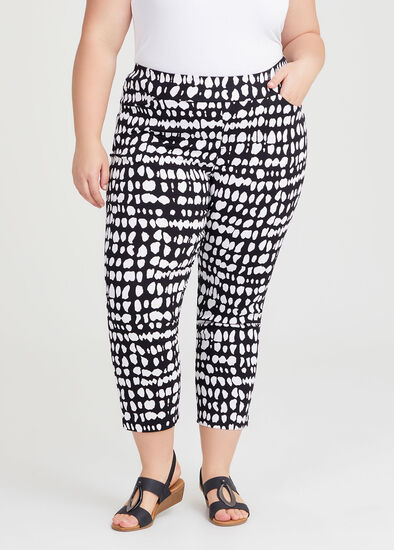Plus Size Natural Cala Crop Pant
