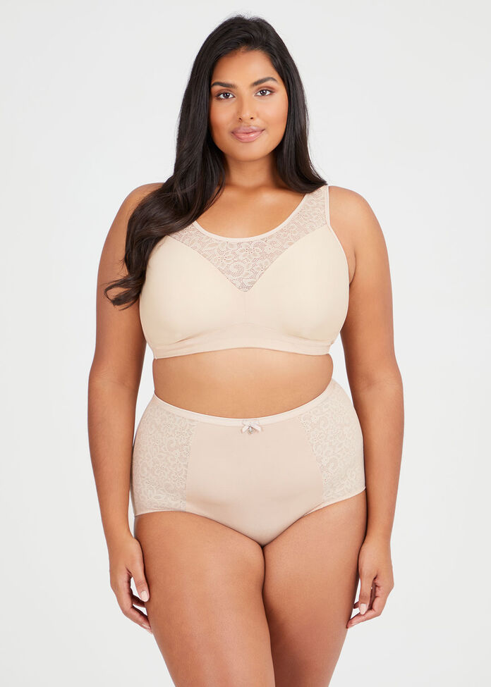 Wirefree Comfort Lace Bra Sizes 20-24, , hi-res